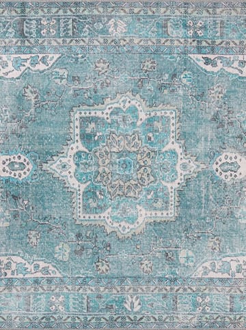 Mioli Kurzflor-Teppich in Blau