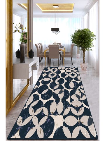 Mioli Laagpolig tapijt zwart