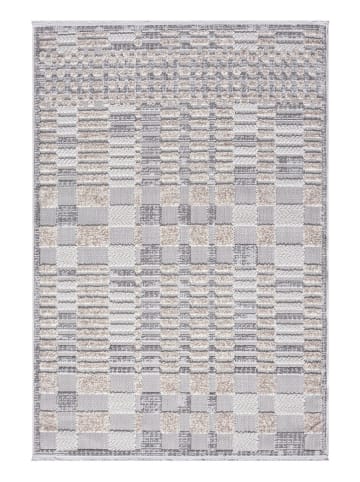 Mioli Kurzflor-Teppich in Grau