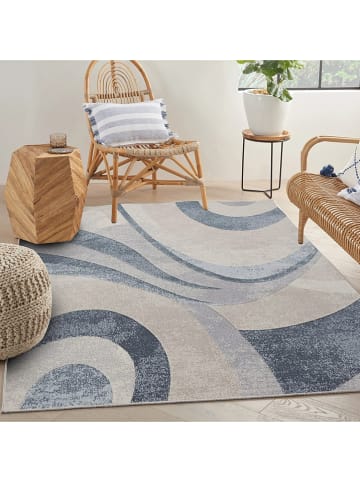 Mioli Laagpolig tapijt blauw