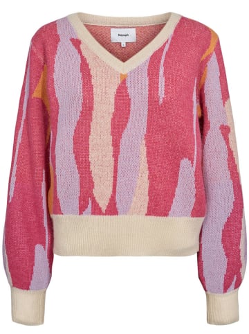 NÜMPH Sweter w kolorze różowym