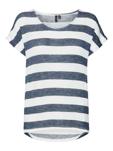Vero Moda Koszulka w kolorze biało-granatowym