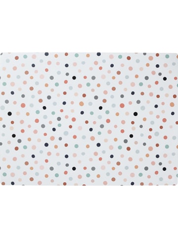 Zeller Bureaumat "Dots" meerkleurig - (B)60 x (H)45 cm