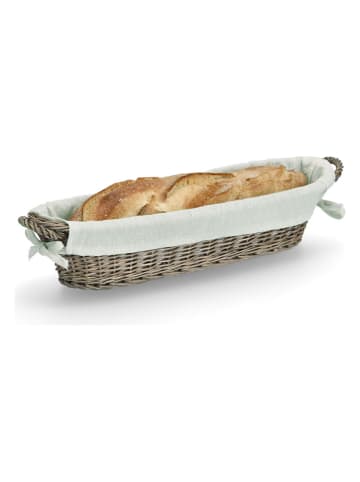 Zeller Baguettekorb in Braun - (B)49 x (H)14 x (T)10 cm