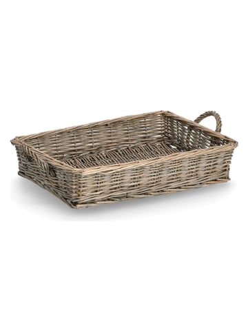 Zeller Taca w kolorze brązowym - 41 x 31 x 8 cm