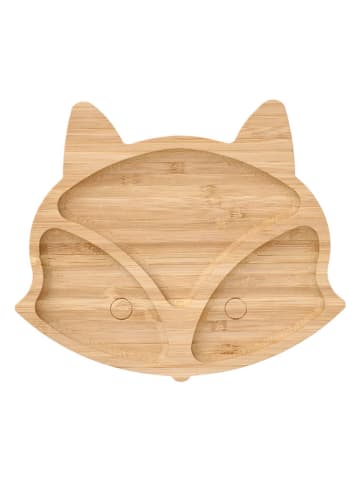 Zeller Snackbord "Vos" beige - (B)23 x (H)19,5 cm