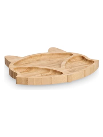 Zeller Snackteller "Fuchs" in Beige - (B)23 x (H)19,5 cm