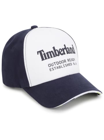 Timberland Cap in Dunkelblau/Weiß