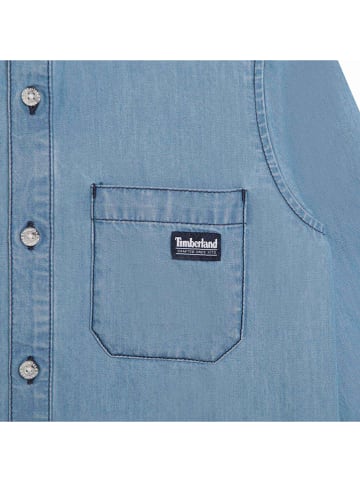 Timberland Jeans-Hemd in Hellblau