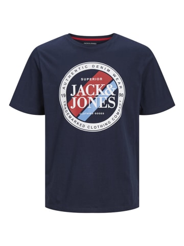 Jack & Jones Koszulki (2 szt.) w kolorze czarno-granatowym