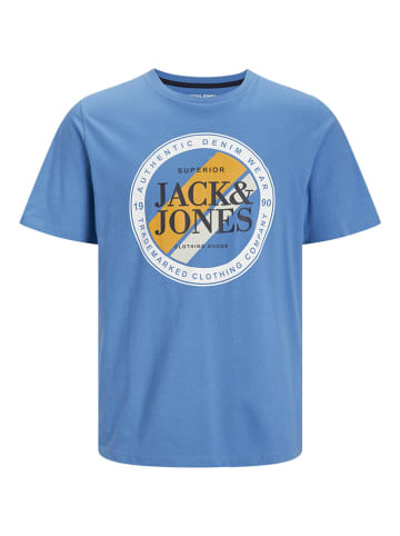 Jack & Jones Koszulki (3 szt.) w kolorze oliwkowo-granatowo-błękitnym