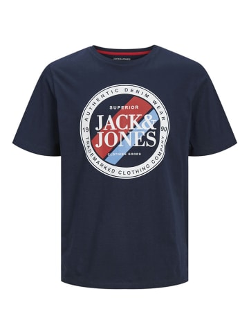 Jack & Jones Koszulki (3 szt.) w kolorze błękitnym, oliwkowym i granatowym