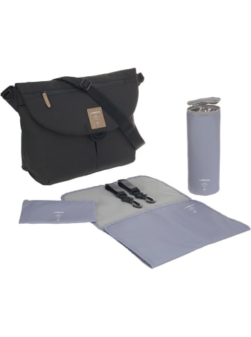 Lässig Wickeltasche in Schwarz - (L)44,5 x (B)16,5 x (H)32,5 cm