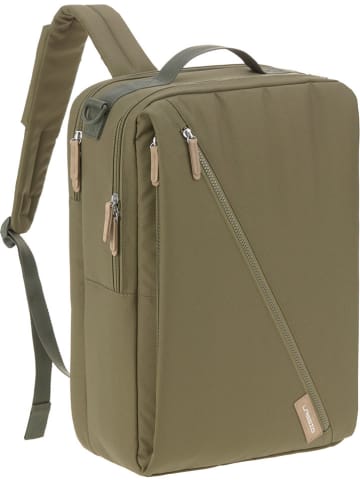 Lässig Wickelrucksack in Khaki - (L)35 x (B)15 x (H)45 cm