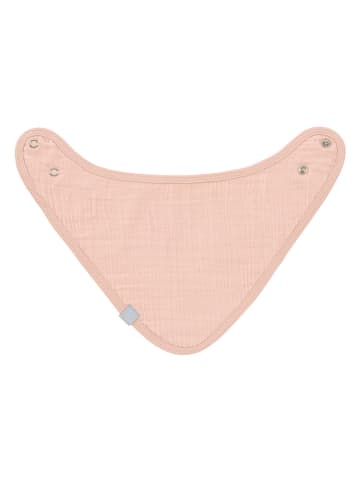 Lässig 3er-Set: Musselin-Dreieckstücher in Rosa/ Weiß/ Rostrot