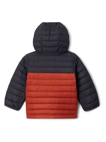 Columbia Steppjacke "Powder Lite" in Schwarz/ Rot
