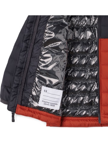 Columbia Steppjacke "Powder Lite" in Schwarz/ Rot