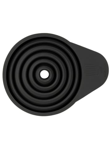 Chefkoch Faltbarer Silikon-Trichter in Schwarz - Ø 11 cm