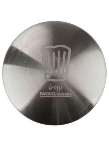 Chefkoch Elektrische Salz & -Pfeffermühle in Silber - (H)21,5 x Ø 6,5 cm
