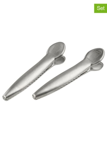 Chefkoch 2er-Set: Edelstahl-Aromaclips "Various" - (H)12 cm