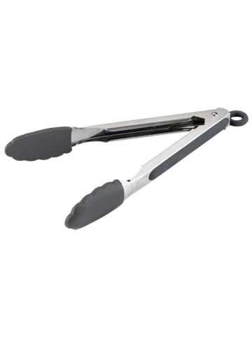 Chefkoch Multifunctionele tang "Various" zilverkleurig/zwart - (H)27 cm