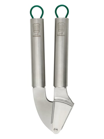 Fackelmann Edelstahl-Knoblauchpresse "München" - (H)20 cm