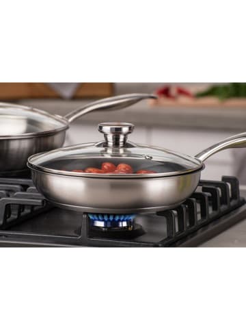 Fackelmann Pokrywka w kolorze srebrnym do patelni