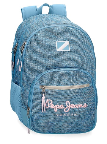 Pepe Jeans Rugzak blauw B 32 x H 44 x D 22 cm goedkoop kopen limango