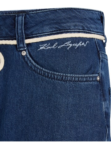 Karl Lagerfeld Szorty dżinsowe w kolorze granatowym