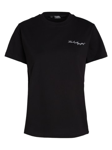 Karl Lagerfeld Koszulka w kolorze czarno-białym