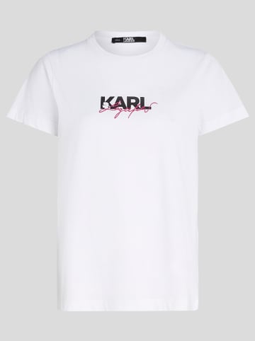 Karl Lagerfeld Koszulka w kolorze białym