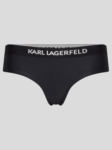 Karl Lagerfeld Figi bikini w kolorze czarnym