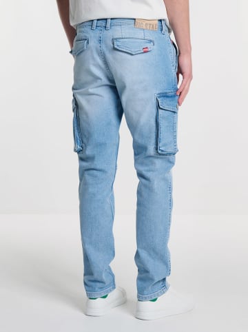 BIG STAR Dżinsy - Tapered fit - w kolorze błękitnym