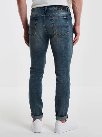 BIG STAR Dżinsy - Skinny fit - w kolorze granatowym