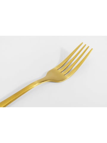 Kare 16-delige bestekset "Cucina" goudkleurig