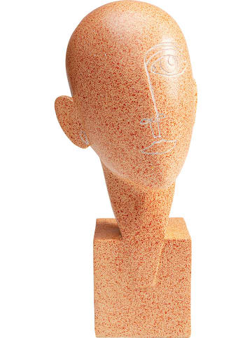 Kare Decoratief figuur "Half a Face" lichtbruin - (H)30 cm