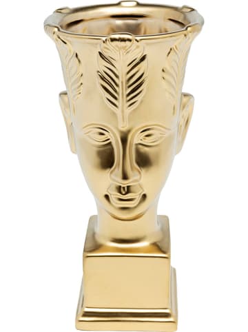 Kare Dekoschale "Rosto" in Gold - (H)26 cm