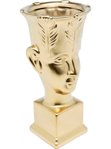 Kare Dekoschale "Rosto" in Gold - (H)26 cm