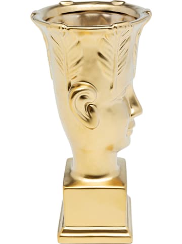 Kare Decoratieve schaal "Rosto" goudkleurig - (H)26 cm