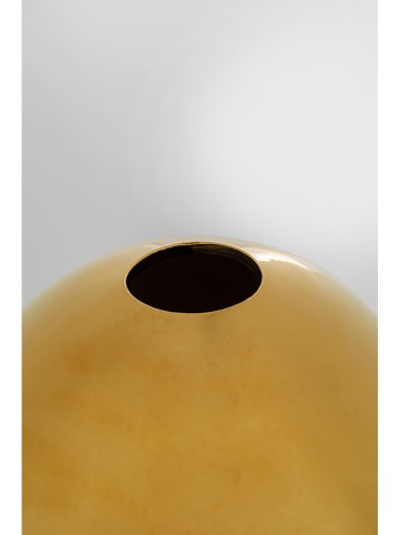 Kare Vaas "Goldy" goudkleurig - (H)15,5 x Ø 11,5 cm