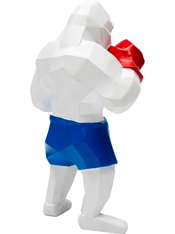 Kare Figurka dekoracyjna w kolorze biało-niebiesko-czerwonym - wys. 25 cm