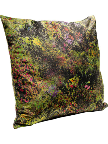 Kare Poduszka  w kolorze brązowo-zielonym - 40 x 40 cm