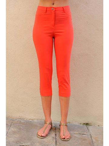 Bleu d'Azur Caprihose "Mirmar" in Orange