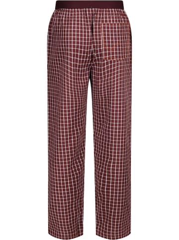 Wrangler Spodnie piżamowe "Prairie" w kolorze czerwonym