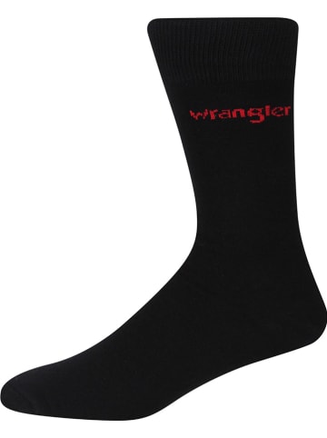 Wrangler 5er-Set: Socken "Lees" in Schwarz