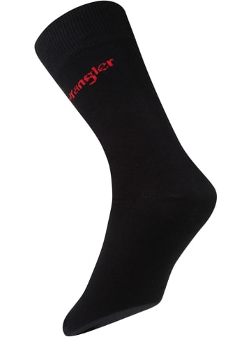 Wrangler 5er-Set: Socken "Lees" in Schwarz
