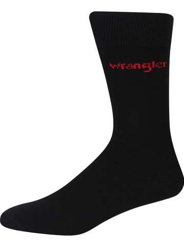 Wrangler 5er-Set: Socken "Lees" in Schwarz/ Grau