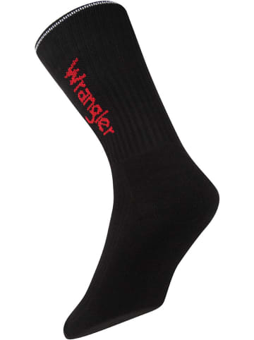 Wrangler 5er-Set: Socken "Page" in Schwarz