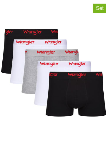 Wrangler Bokserki (5 par) "Willox" w kolorze czarnym, białym i jasnoszarym