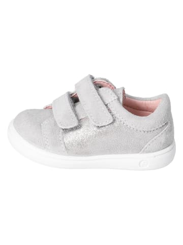 PEPINO Leder-Sneakers "Nadja" in Grau